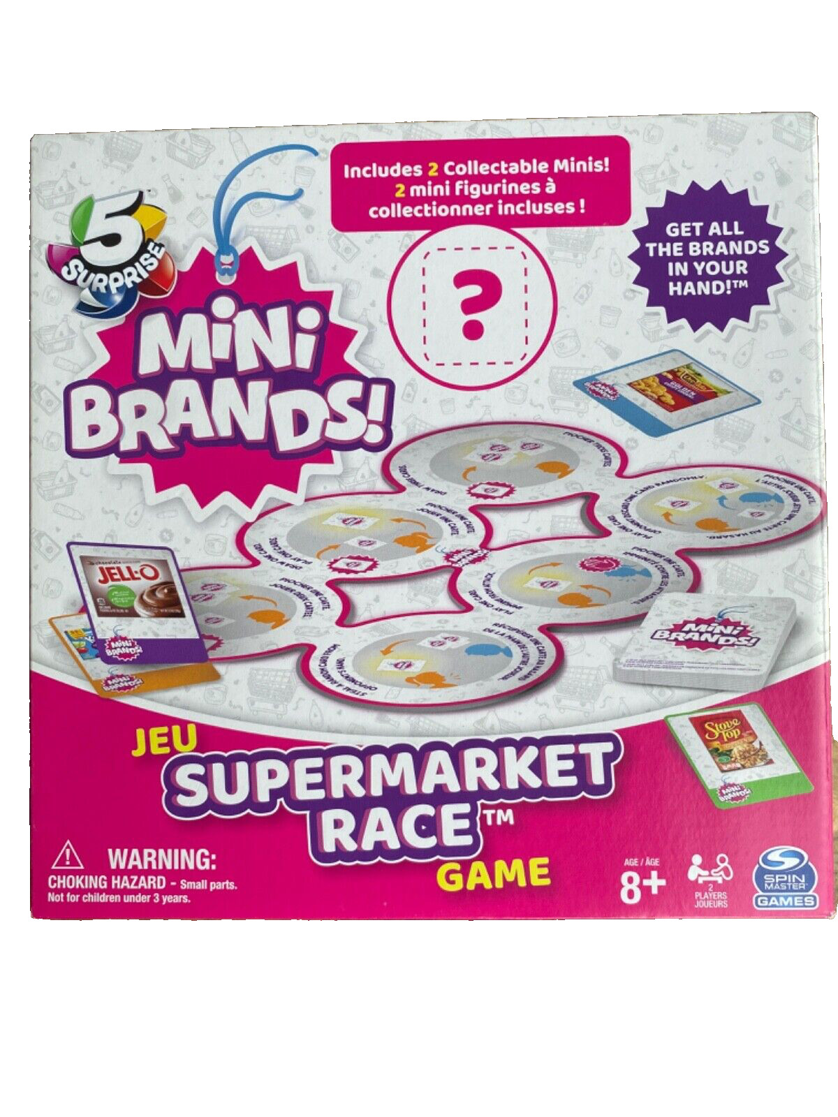 Mini Brands jeu Supermarket Race Game Family Game Night