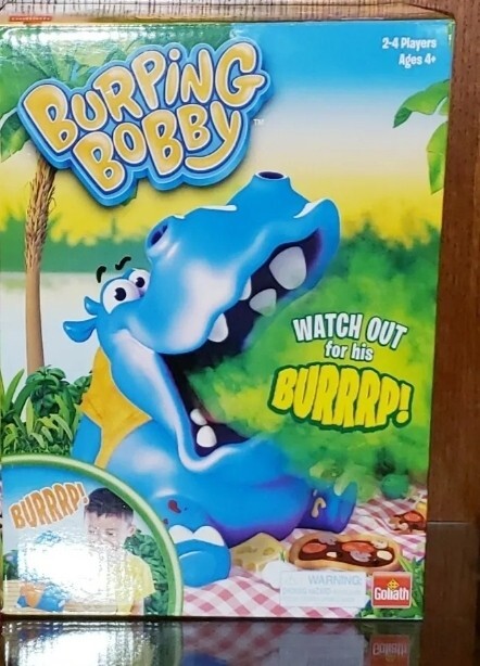 [ New ]/( Burping Bobby )/[ Feed The Hippo Game ]/( Watch out for his Burp! )
