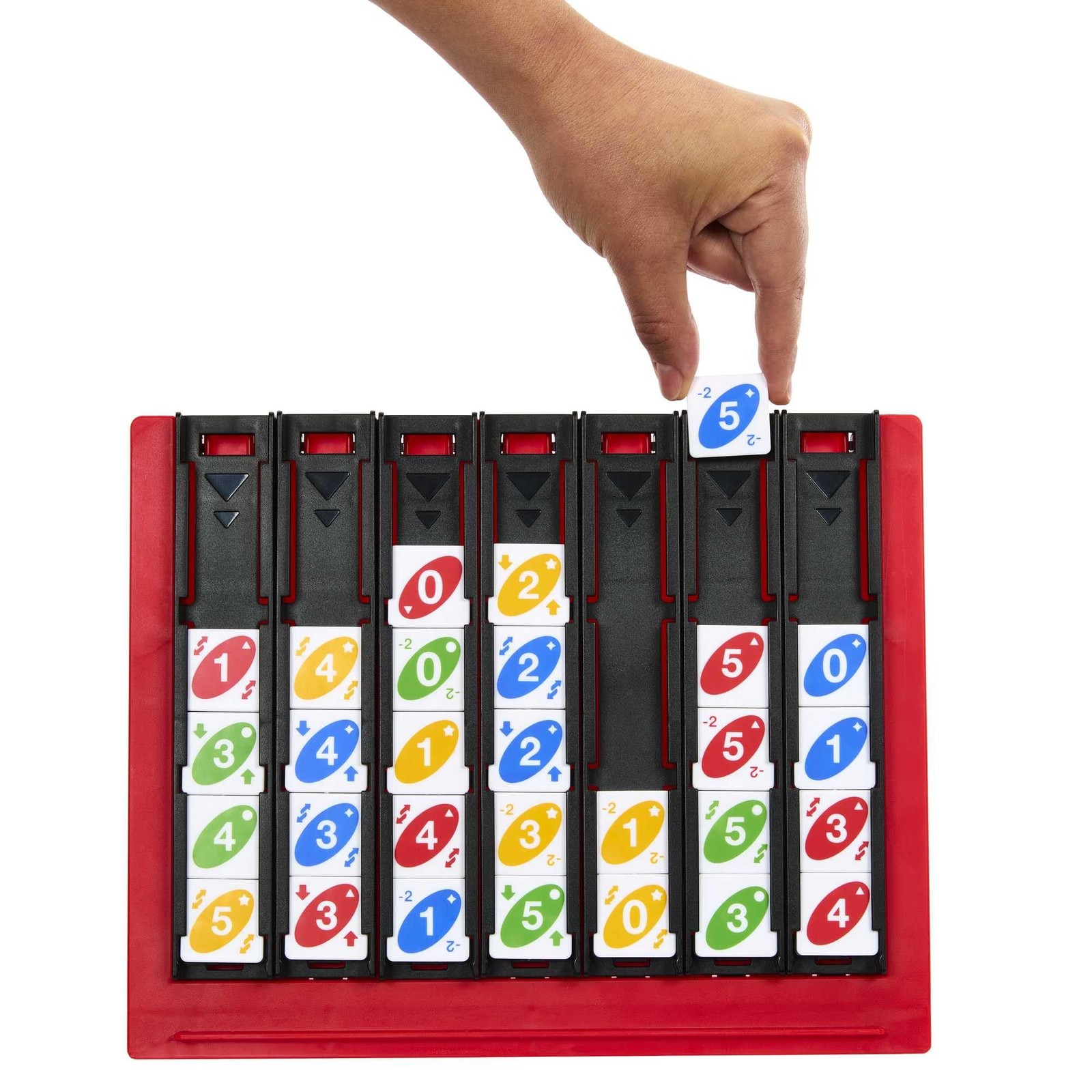 UNO Quatro Game with Colored Tiles & Plastic Grid for Adult Family & Parties …