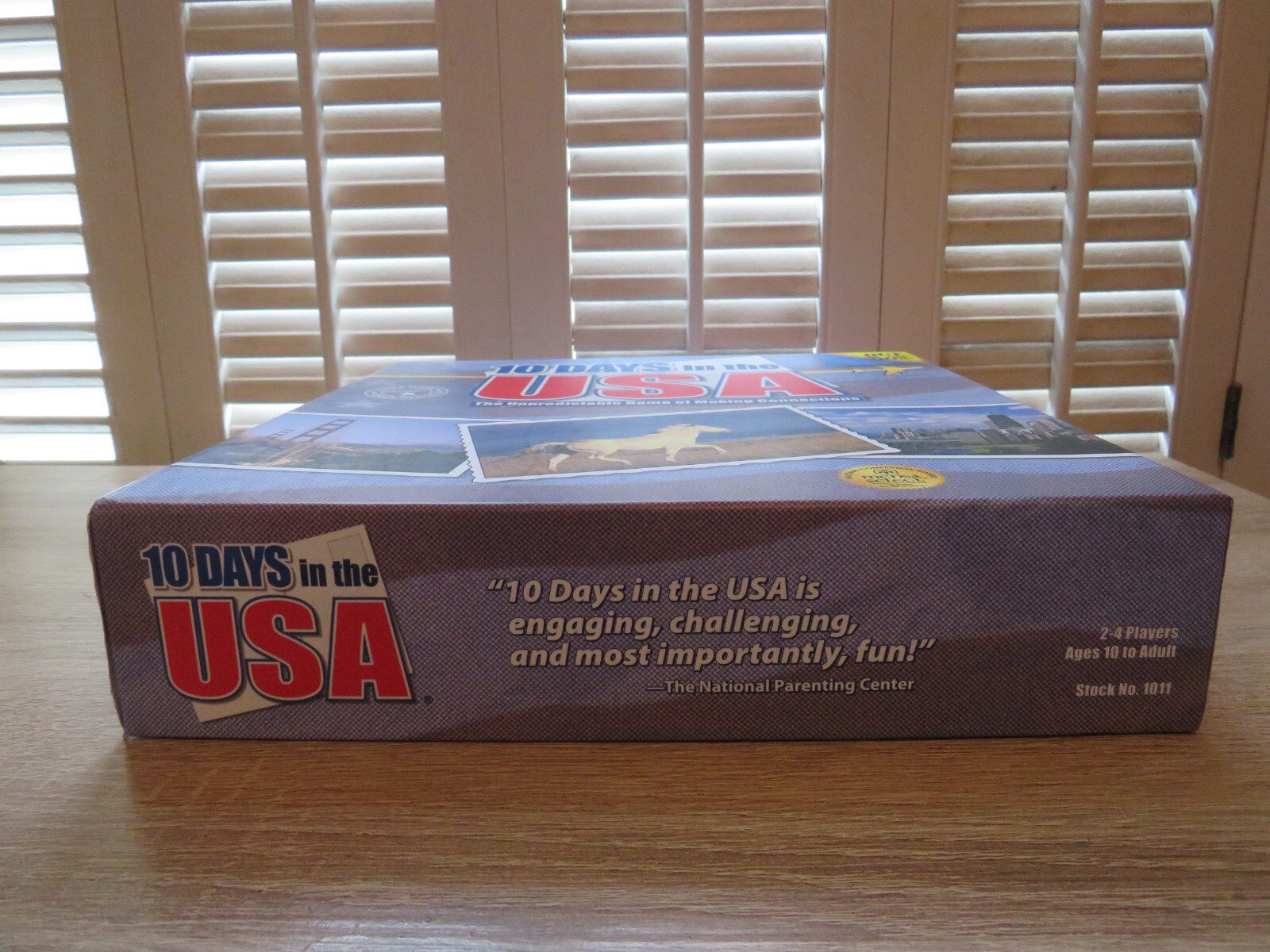 10 DAYS In The USA Board Game of Making Connections by OUT OF THE BOX ~ Complete