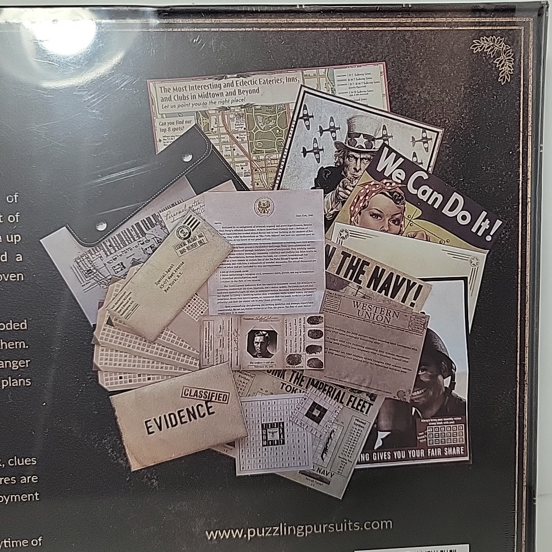 New The Fifth Column Puzzling Pursuits Board Game Sealed