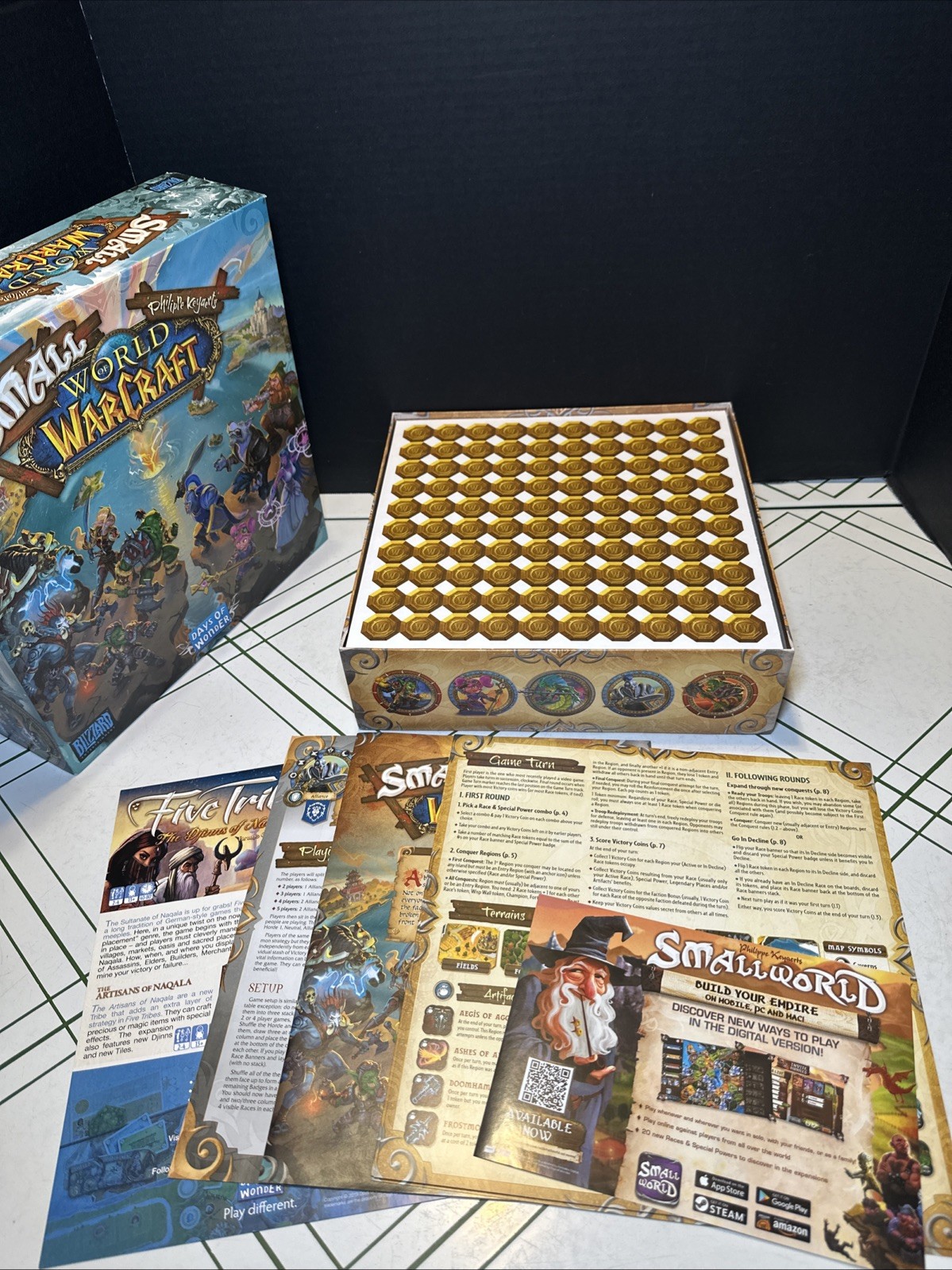 World of Warcraft Board Game Days of Wonder Blizzard New Open Box