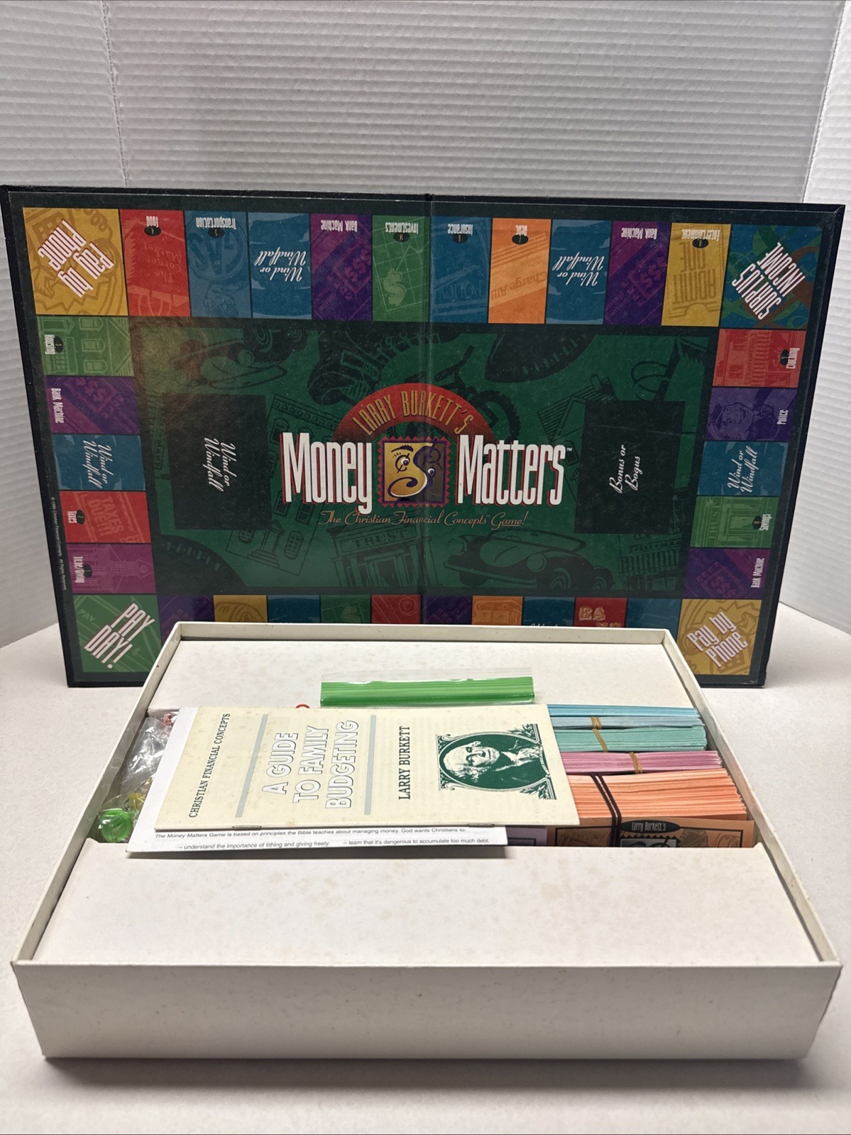 Vintage Larry Burkett’s MONEY MATTERS Christian Financial Concepts Game