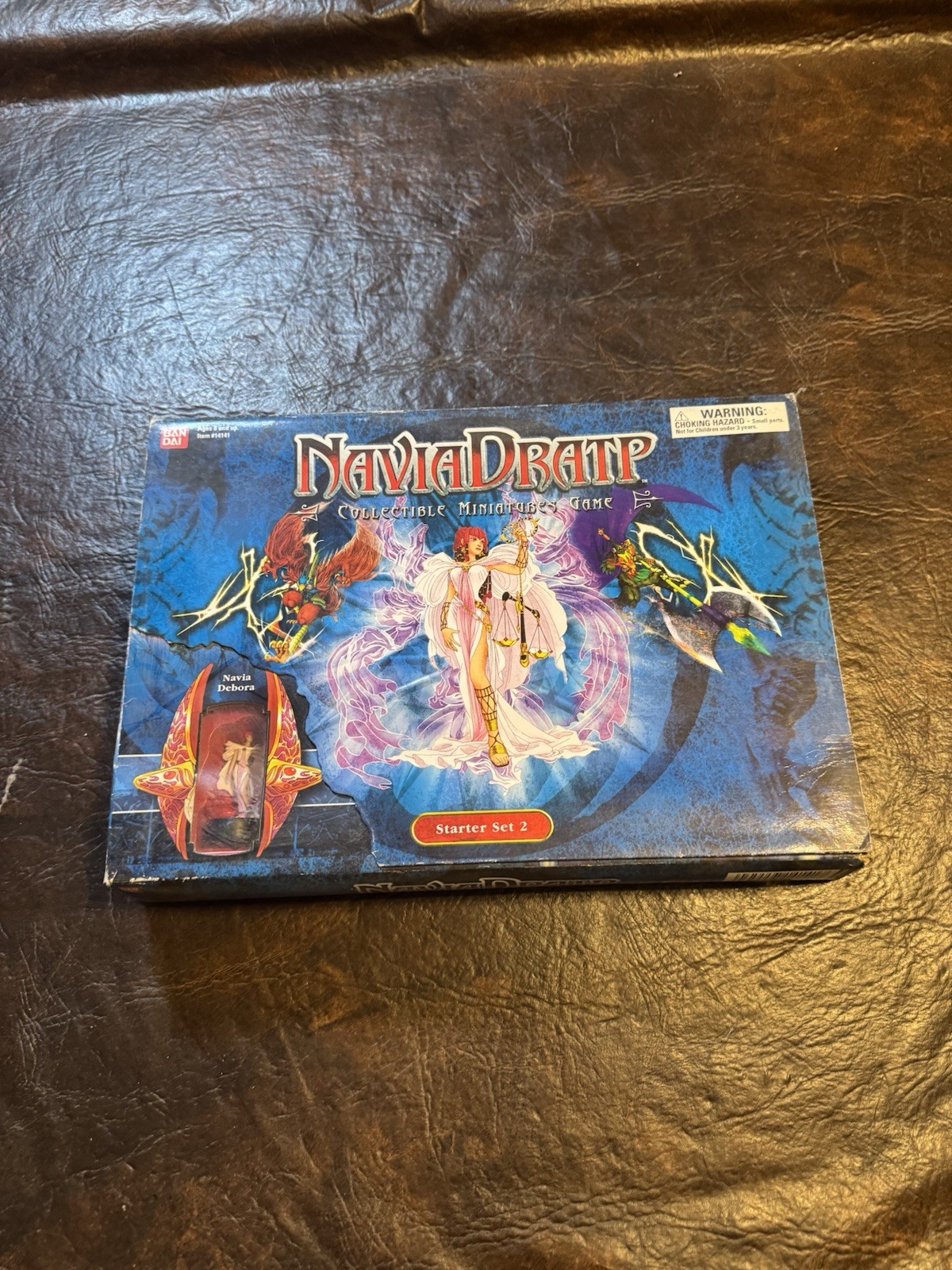 2004 Bandai Navia Dratp Collectible Minatures Board Game Starter Set 2 Open Box