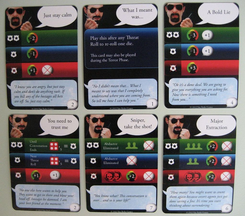 Hostage Negotiator Core Game by Van Ryder Games SEALED