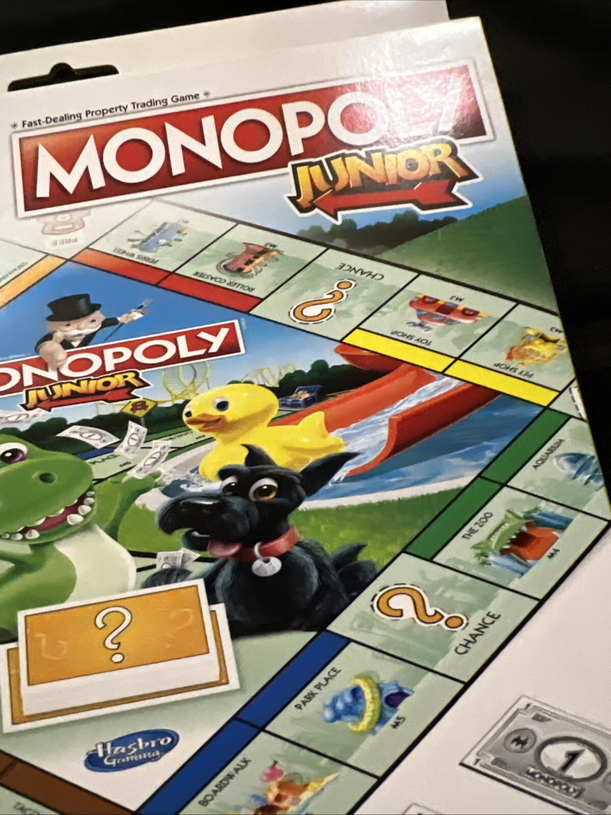 😍Colorforms Brand Monopoly Junior Game Ages 5+ As Pictures