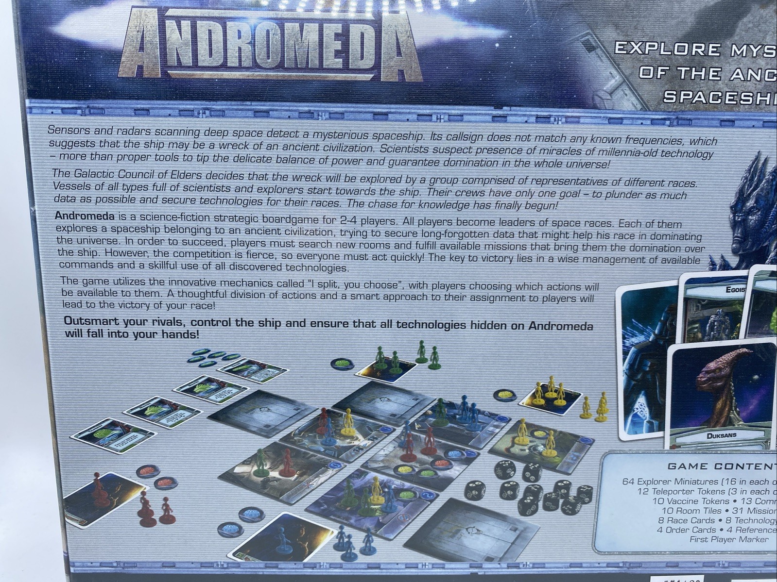 NEW & SEALED 2015 Galakta Andromeda Strategy Interactive Multi-Player Board Game