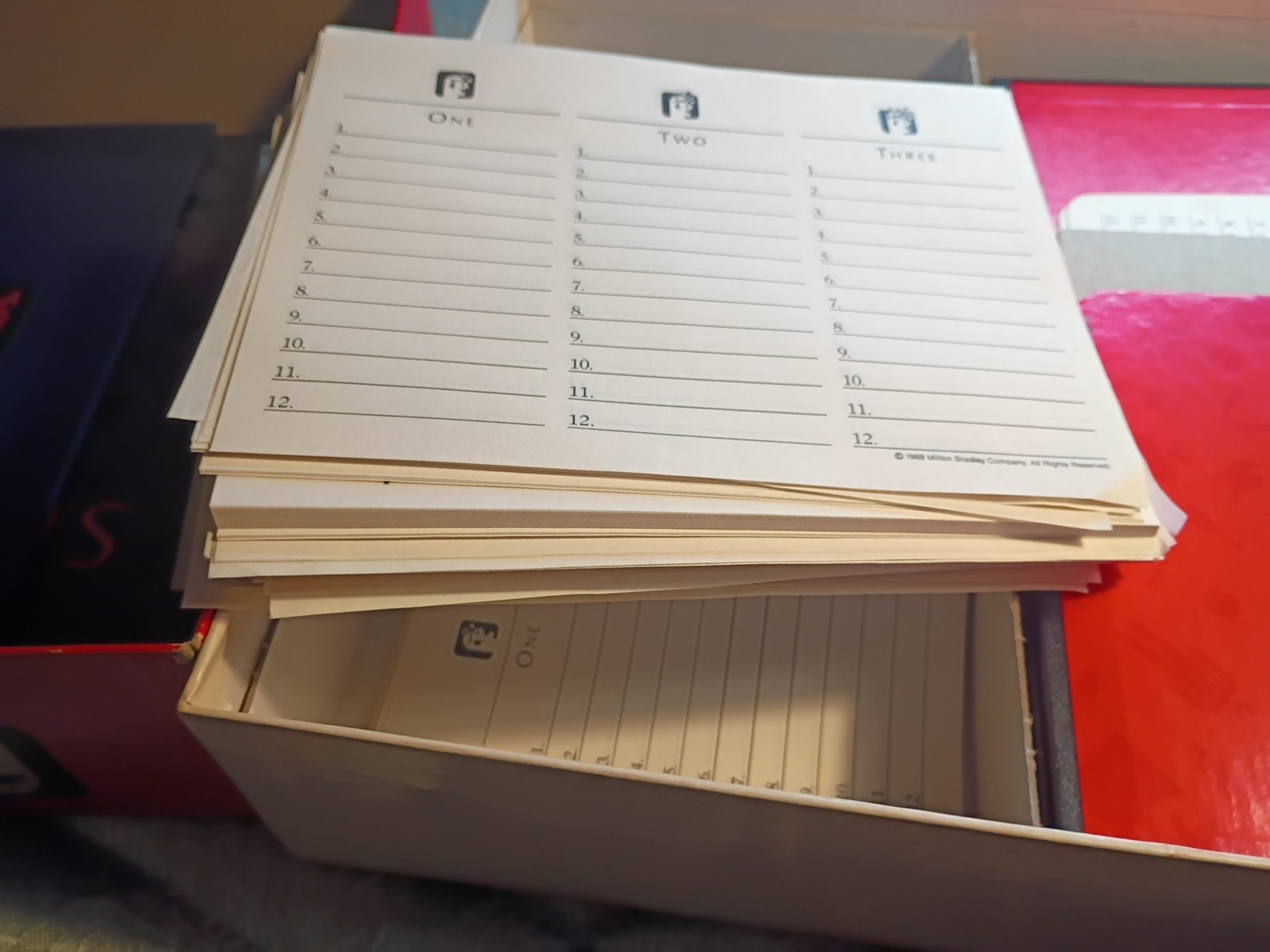 Scattergories Board Game – Complete 1988 – Vintage – COMPLETE SET!