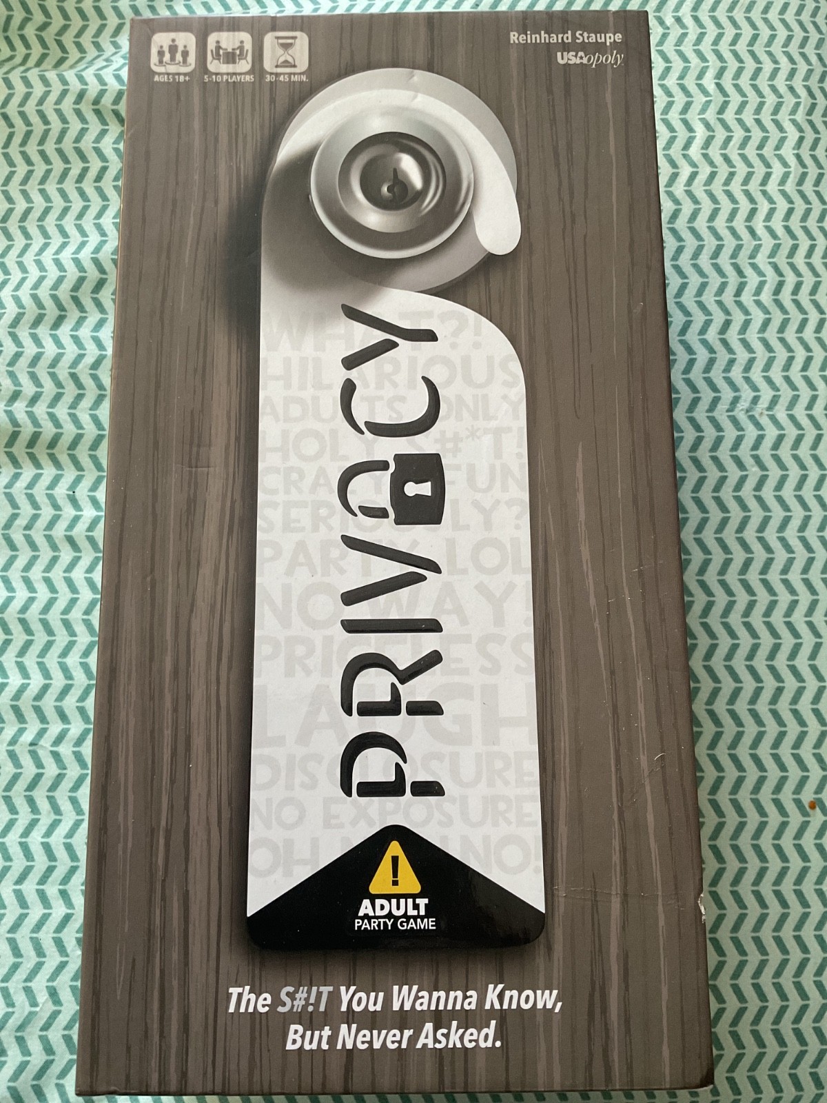 Privacy Adult Party Game Drinking Sexy 18+ Board Game 5-10 Player