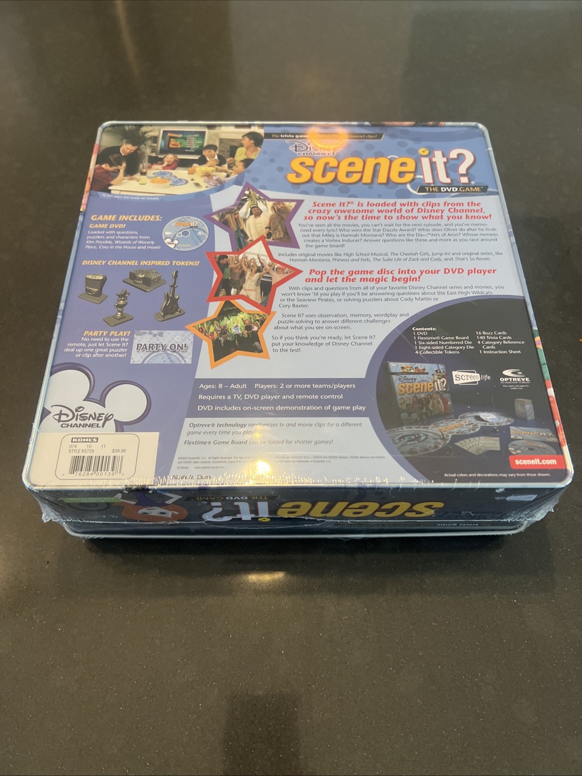 Optreve Disney Channel Scene It? DVD Game Trivia 2+ Players Factory Sealed