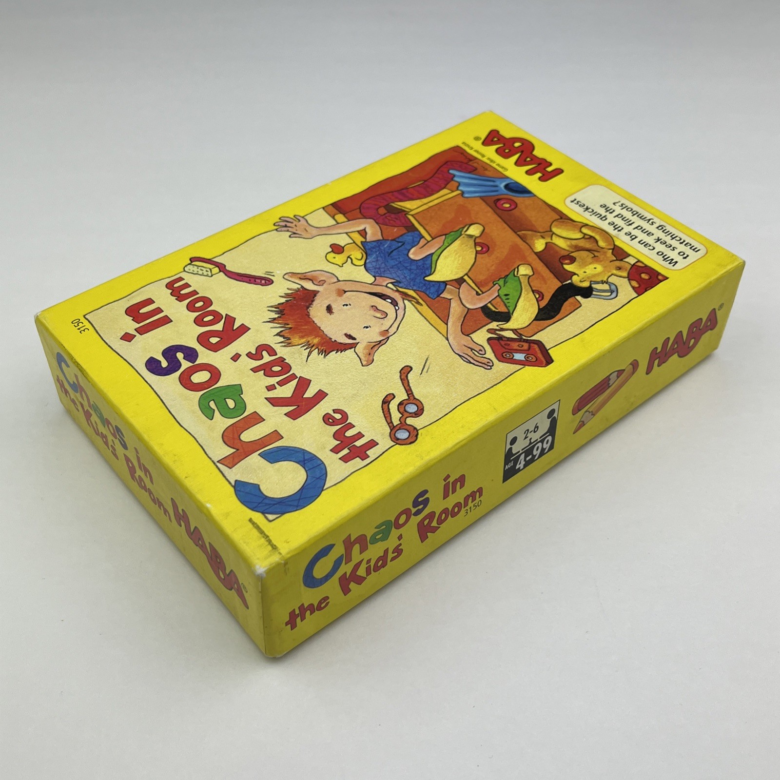 HABA Chaos in the Kids’ Room 2006 Children’s Tile Matching Game Germany COMPLETE