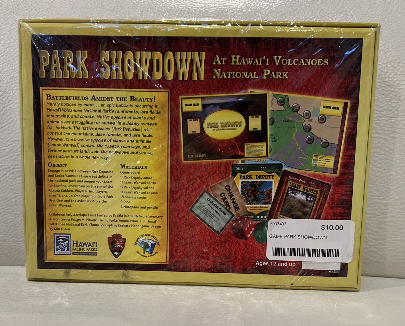 Park Showdown At Hawaii Volcanos National Park Game Ages 12 And Up New