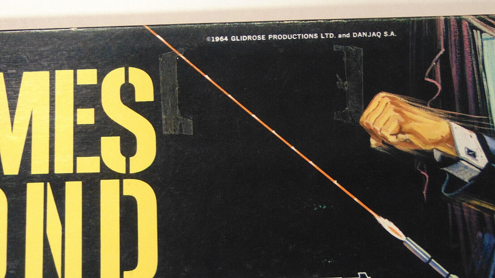 James Bond Secret Agent 007 Board Game Sean Connery 1964 Milton-Bradley