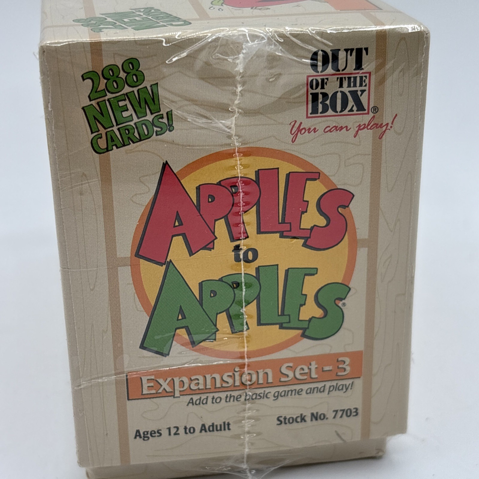 Apples To Apples Expansion Set 3 by Out of the Box Publishing, 2001 – New SEALED