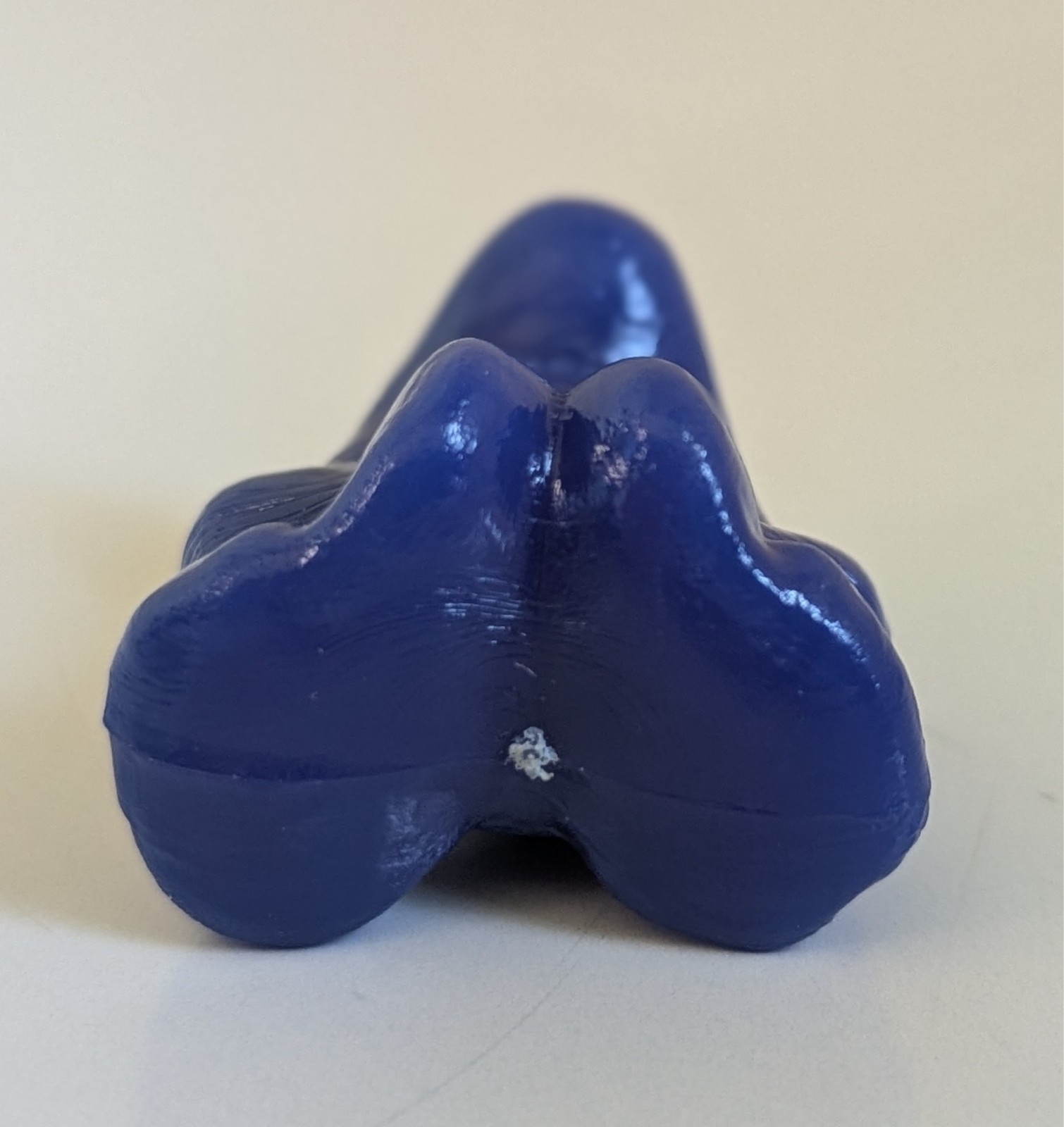 GOGO’S Vintage Solid Dark Royal BLUE EGGY CRAZY BONES Classic Original 1996 1″