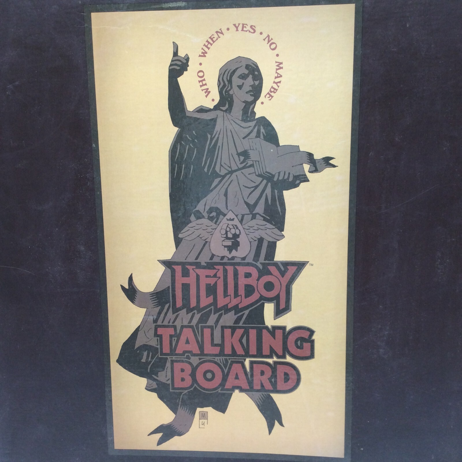 Darkhorse Deluxe HELLBOY TALKING BOARD 2004 Box Shows Wear – See Photos (Ouija)