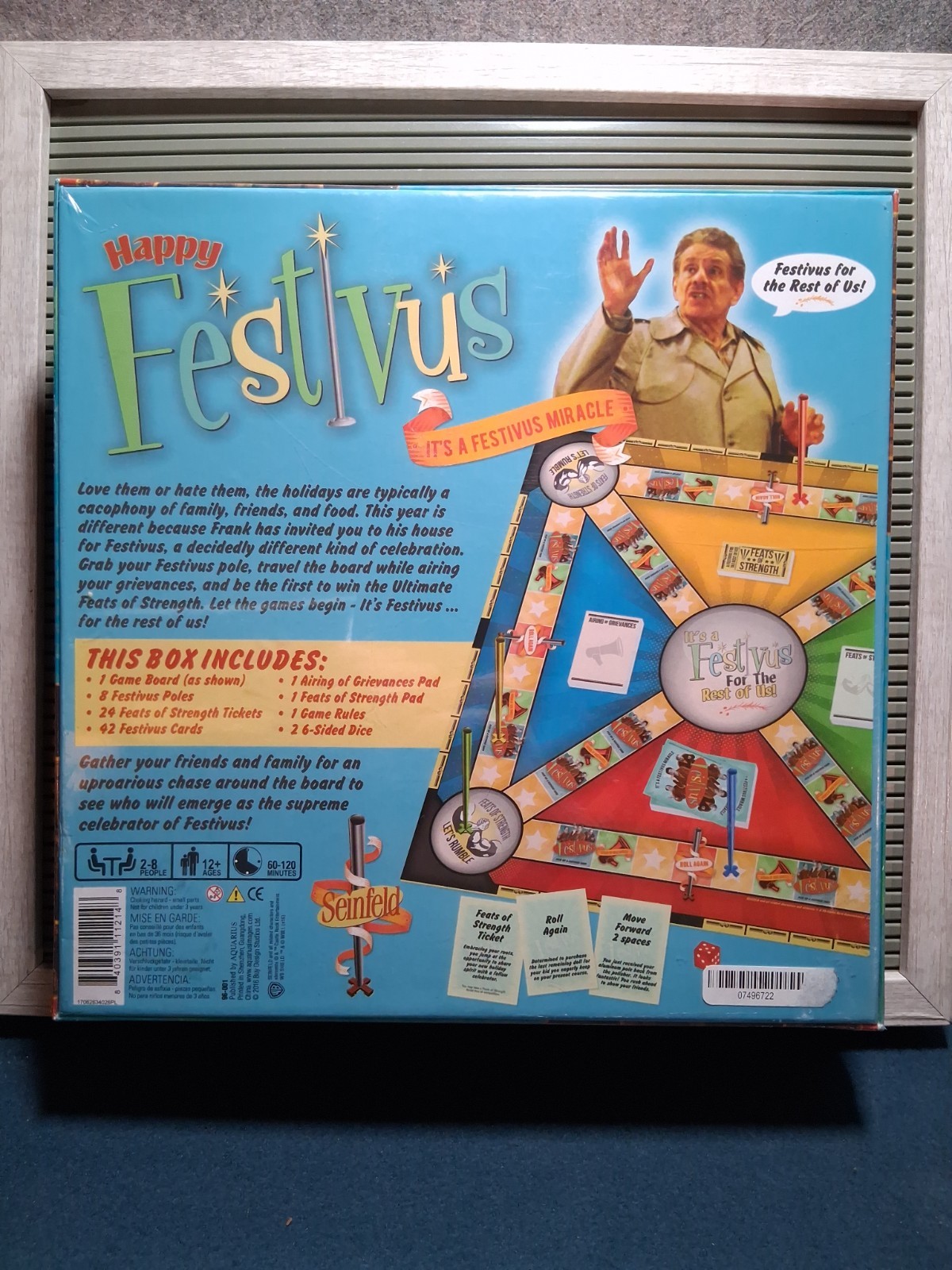 Seinfeld Happy Festivus Multi Player Party Board Game Complete Sealed Aquarius