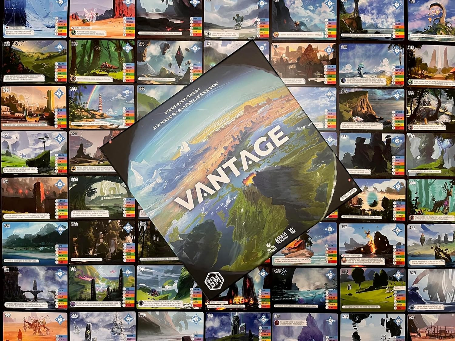 : Vantage by Jamey Stegmaier | Cooperatively Explore an Entire Planet from First