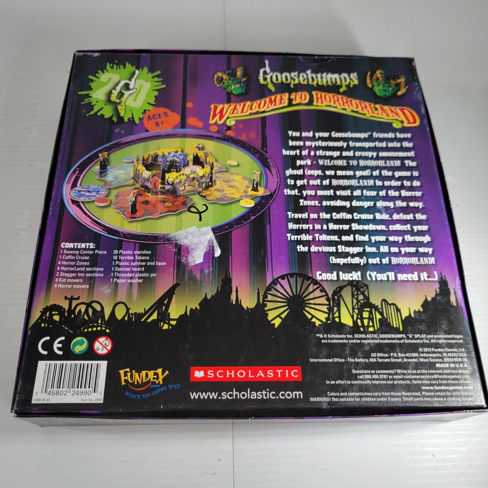 Goosebumps Welcome To Horrorland By Scholastic Ages 8 And Up