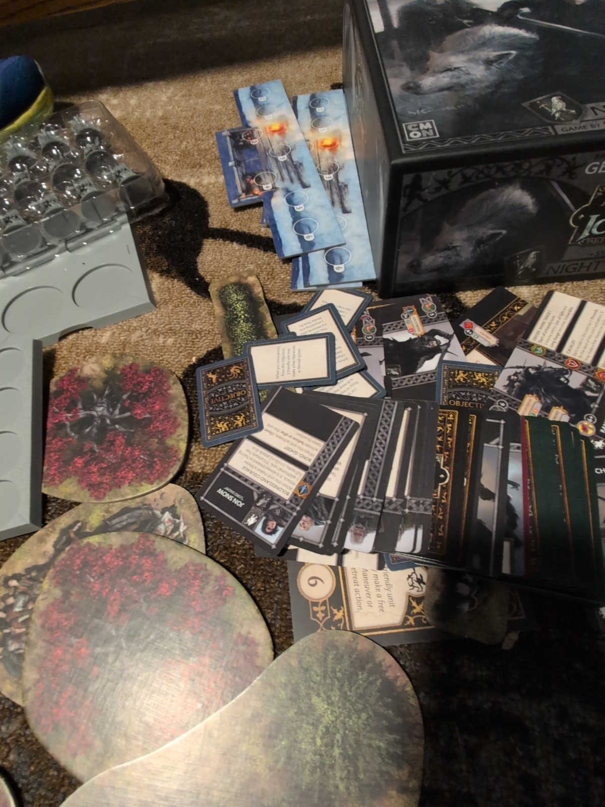 CMON A Song Of Ice & Fire Starter Set Board Game NIGHTS WATCH Read
