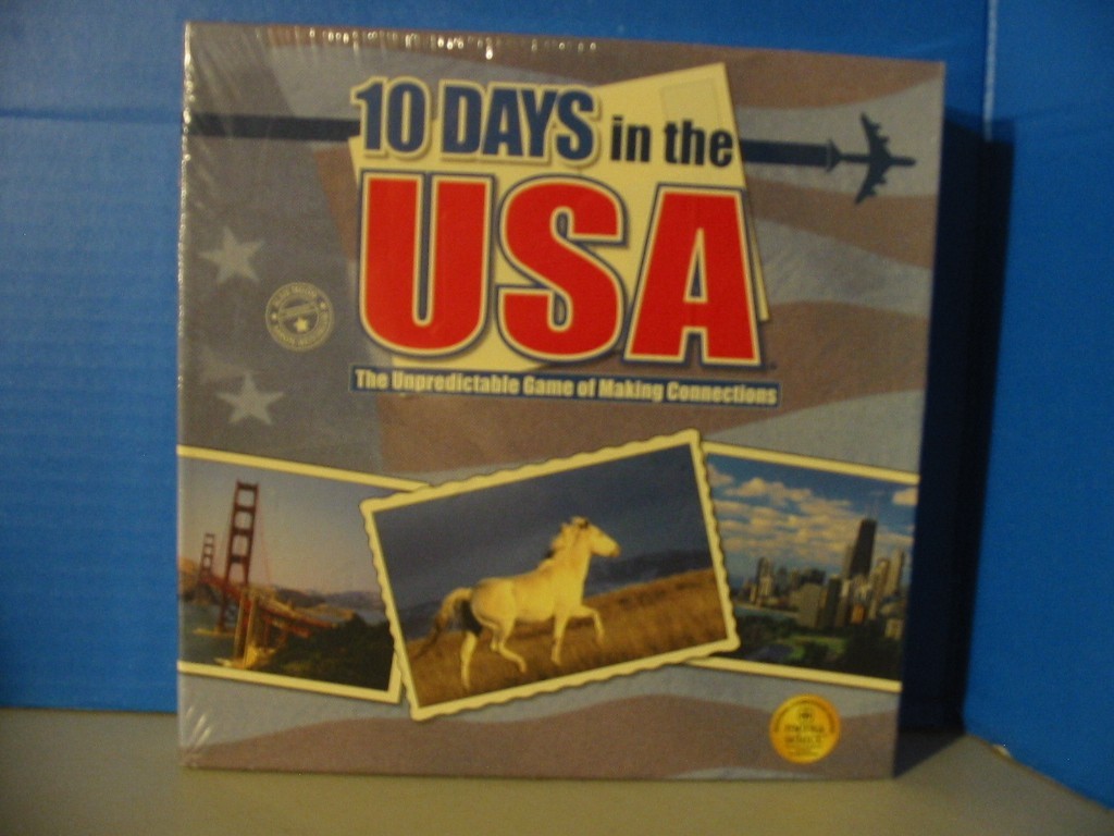 10 Days In the USA Strategy Board Game – Out Of The Box Games Factory Sealed NEW