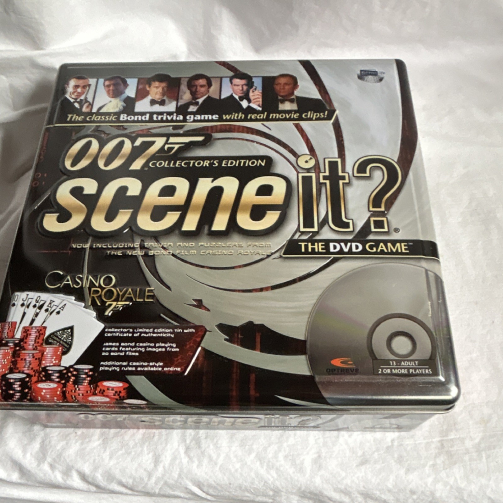 Screenlife Scene It? 007 Collector’s Edition Board Game – Casino Cards & Tokens