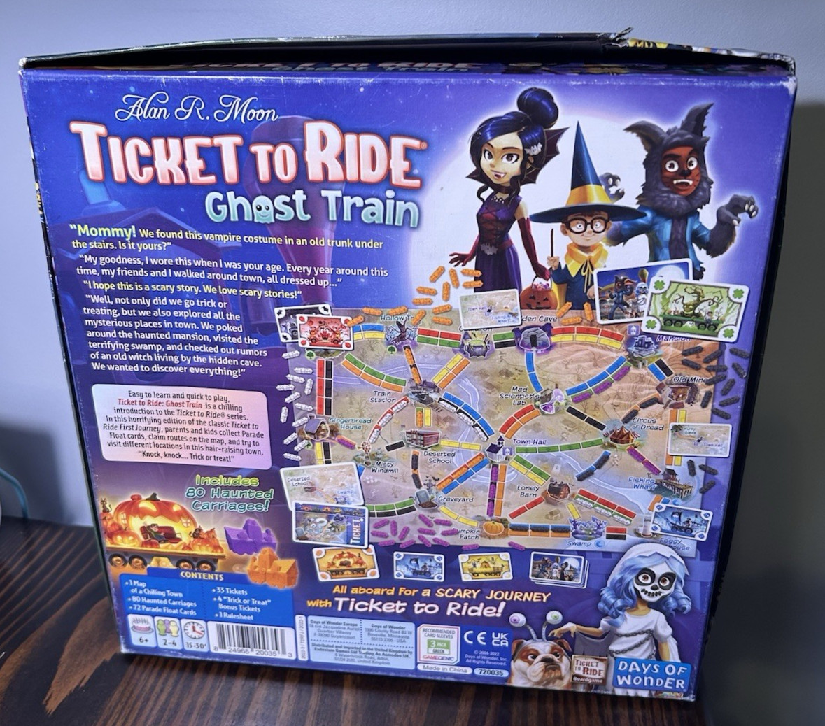 Ticket To Ride Ghost Train – Days Of Wonder – Alan R Moon READ