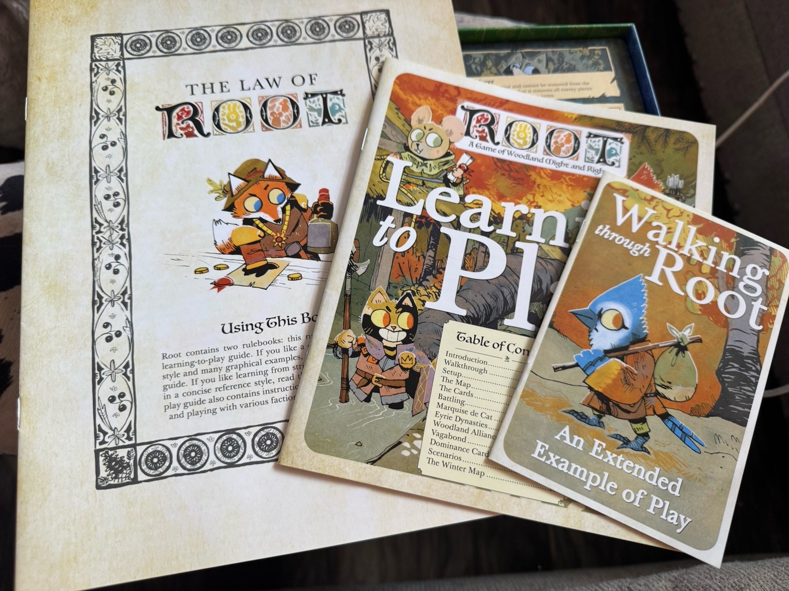 Root – Woodland Might & Right Base Board Game By Leder Games New Open Box 1st Ed