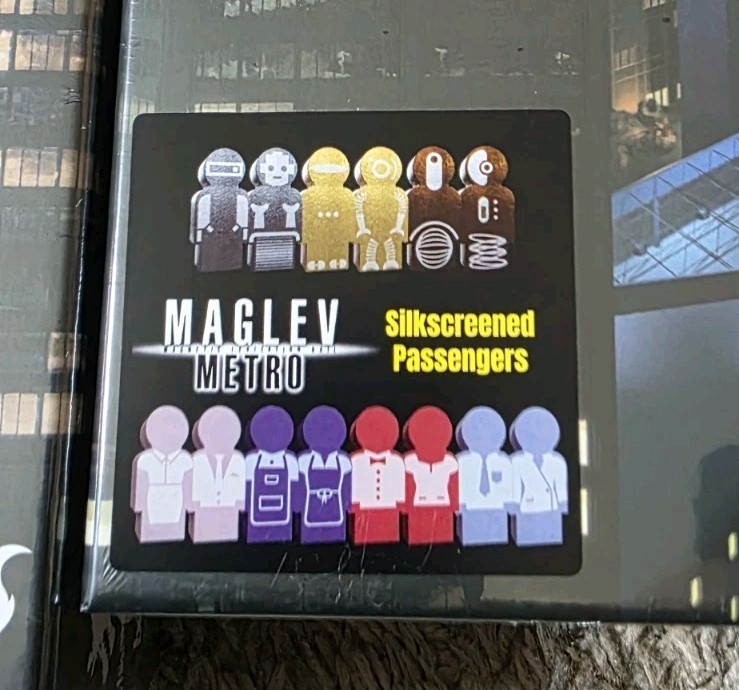 Maglev Metro + Maps Volume 1 & Volume 2 Kickstarter by Bezier Games NEW