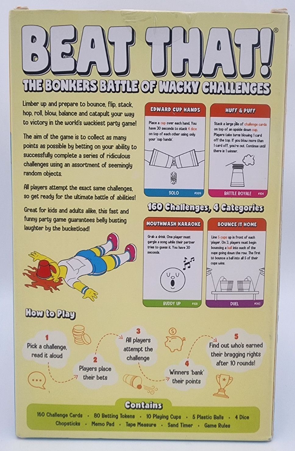 Beat That! The Bonkers Battle of Wacky Challenges Game Adults & Kids Ships FAST!