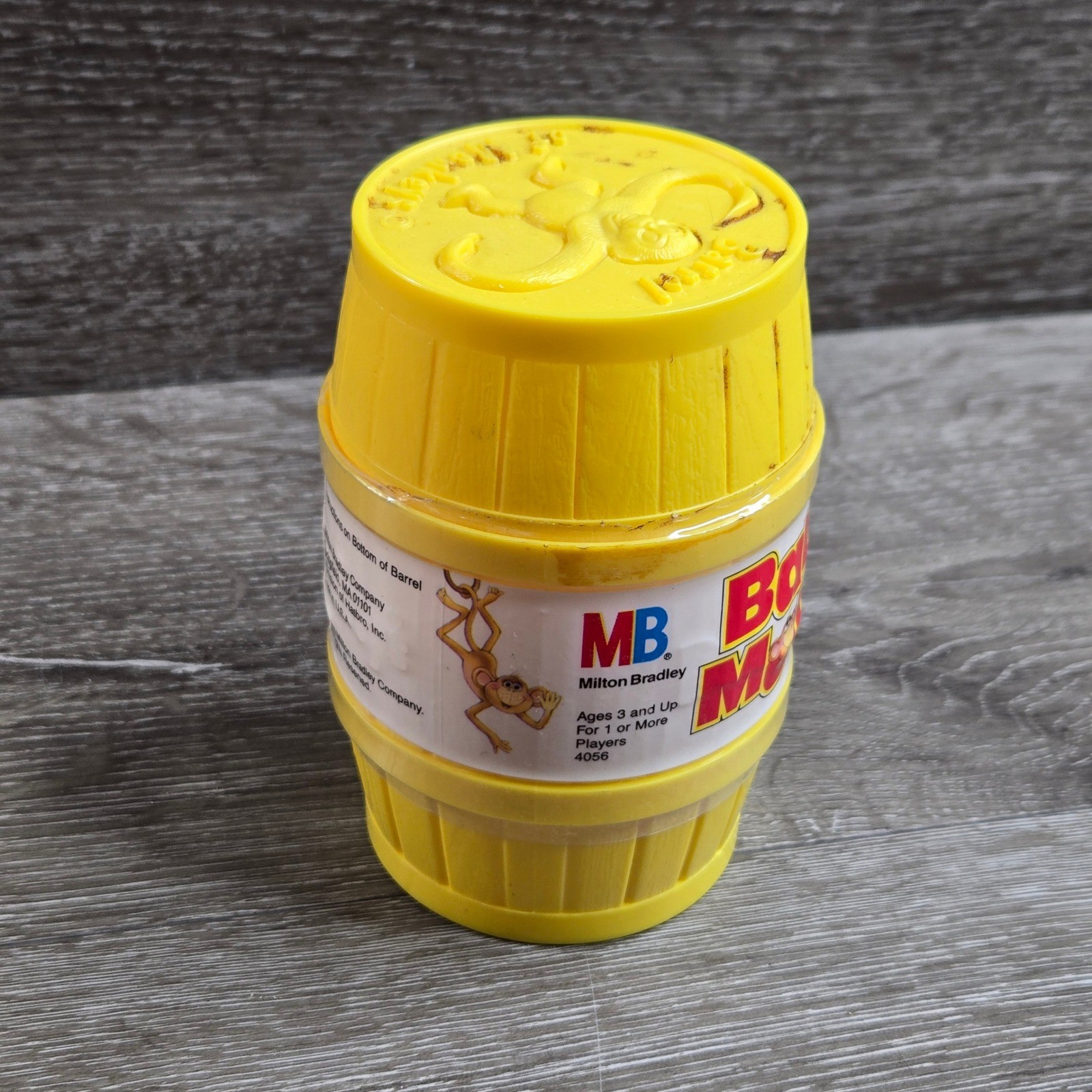 Milton Bradley 4056 Barrel of Monkeys Game Kids Yellow Red Vintage 1989 USA