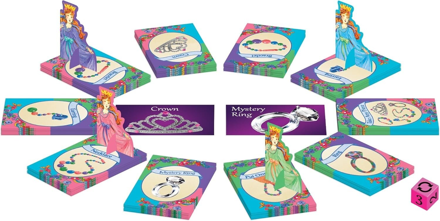 Pretty Pretty Princess CARD GAME – Family Game Night Kids NO READING REQUIRED