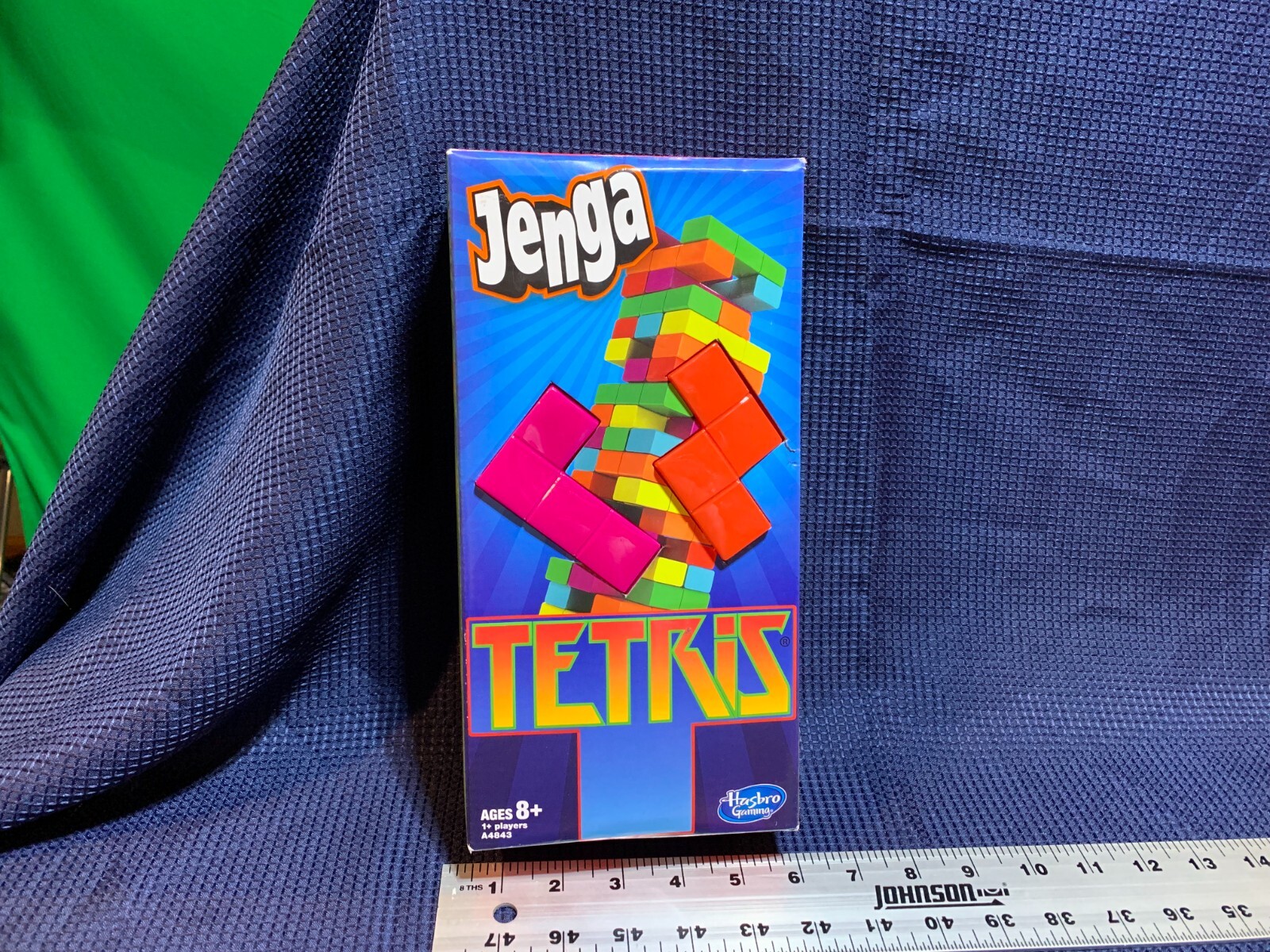Jenga Tetris Blocks Hasbro Game Complete