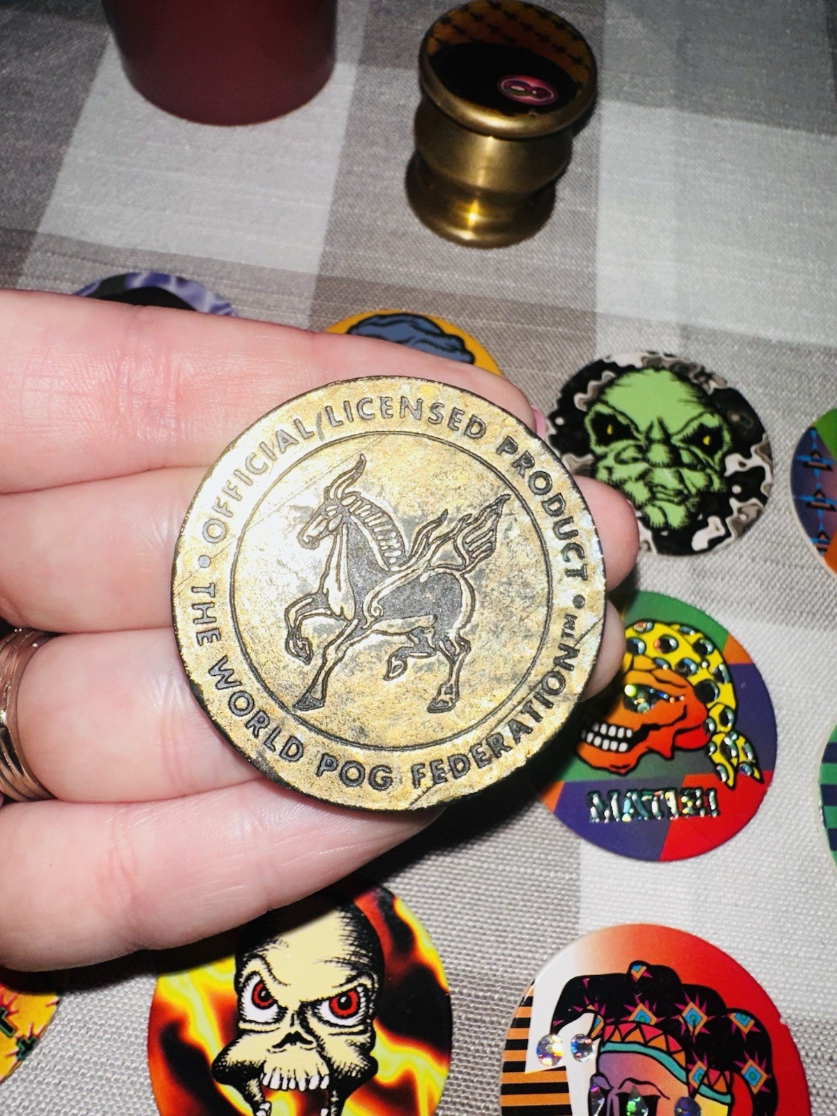 Vintage 1990s POGS Slammer & Slammers Milk Caps Huge Lot 90s Kids Toy