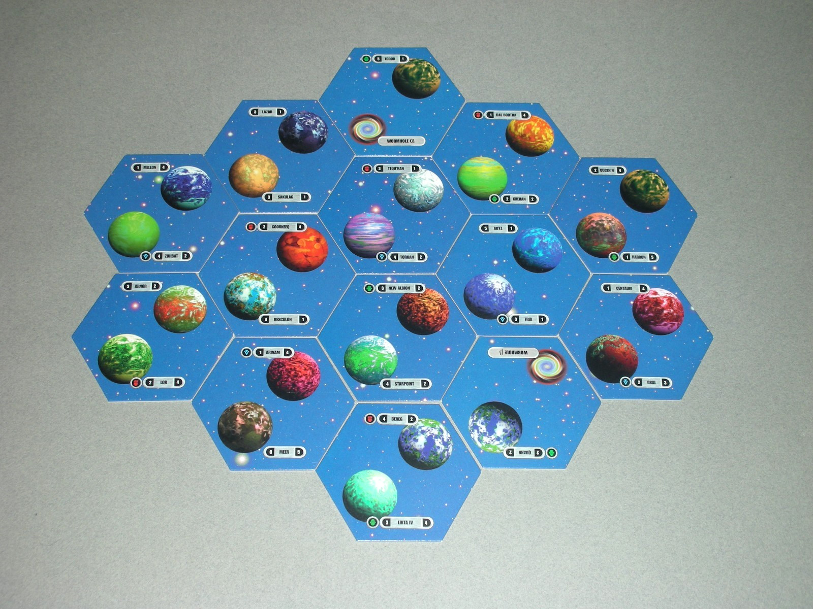 2000 FFG Twilight Imperium 2nd Edition Board Game PARTS ONLY – Hex Tile (39 PCS)