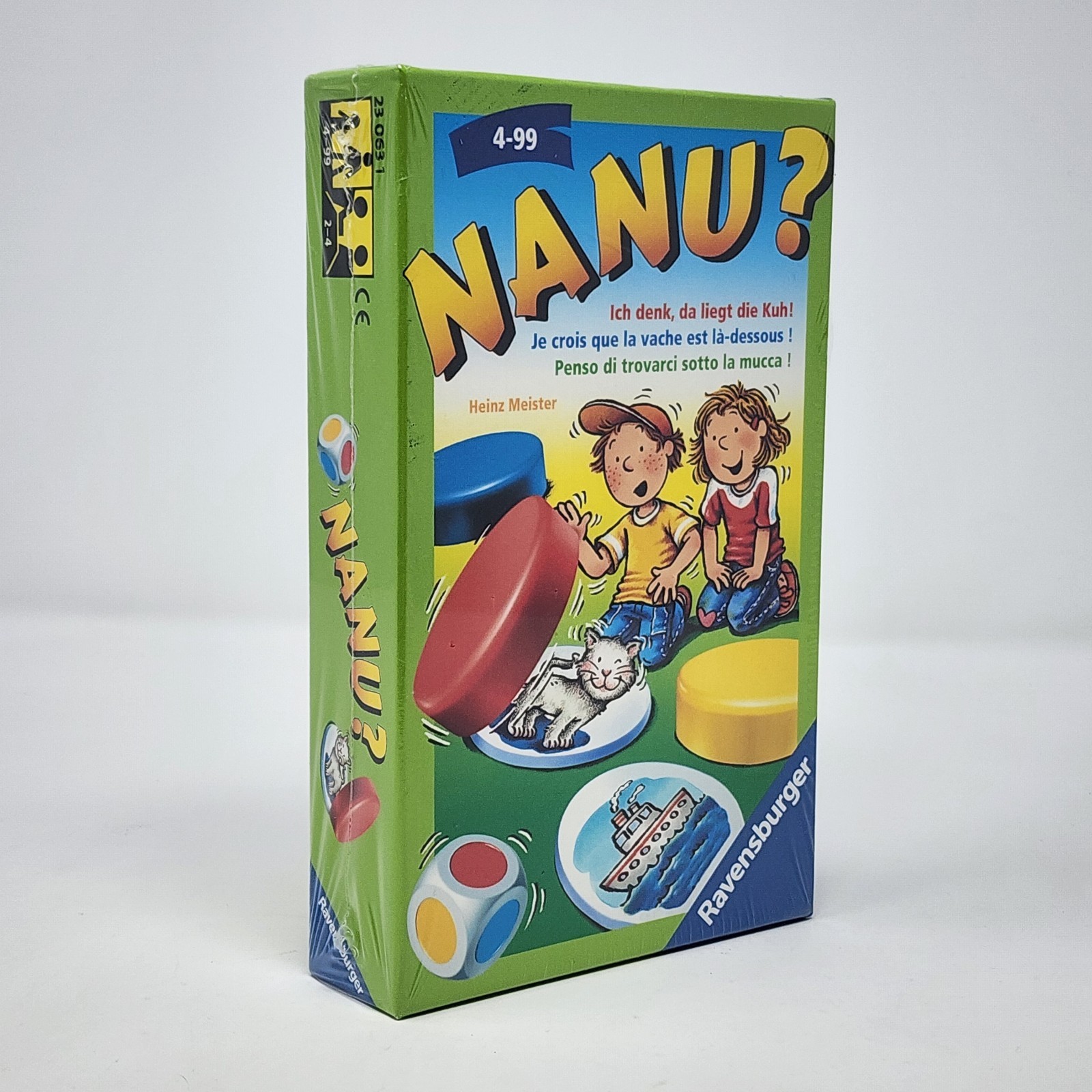Nanu? Ravensburger 2007 Memory Recall Game German – French – Italian + English
