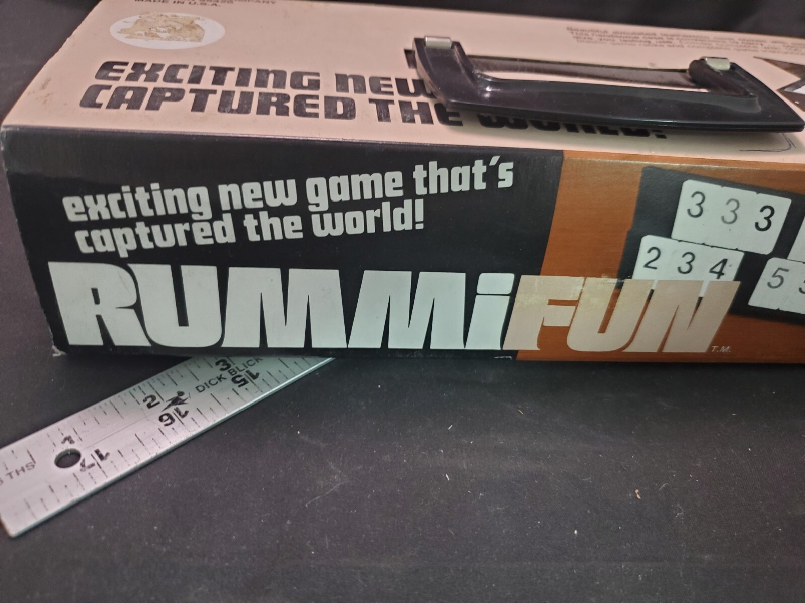 RUMMIFUN Vintage Family Game by Dan Frank & Co in Carrying Case Orginal Sleeve