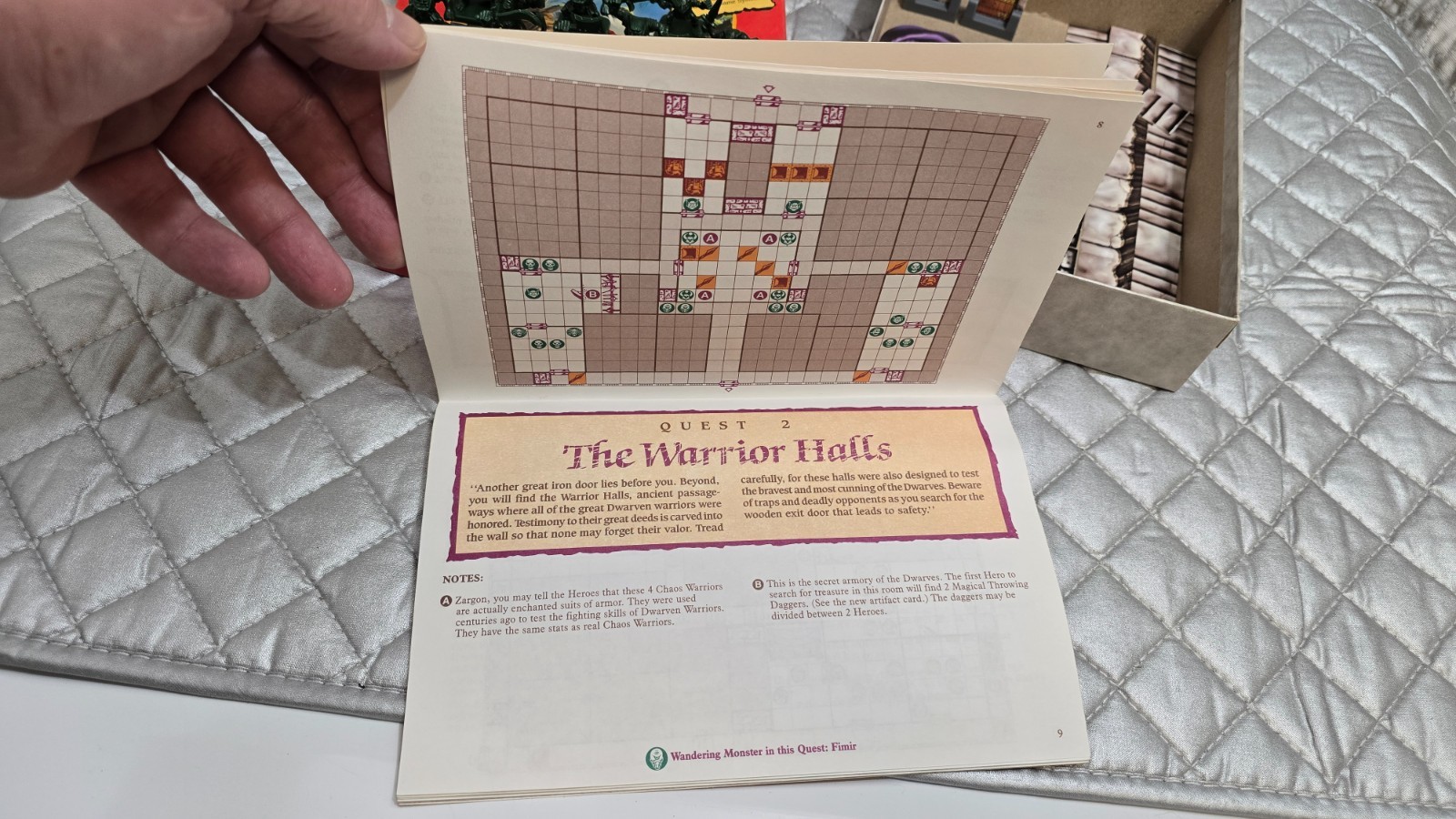 Vintage Hero Quest – Quest Pack – Kellars Keep – 1991 MB Complete and Nice!
