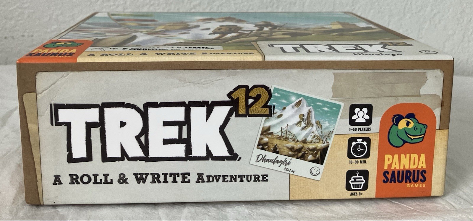 Trek 12 Himalaya A Roll & Write Adventure Board Game Pandasaurus Games Open Box