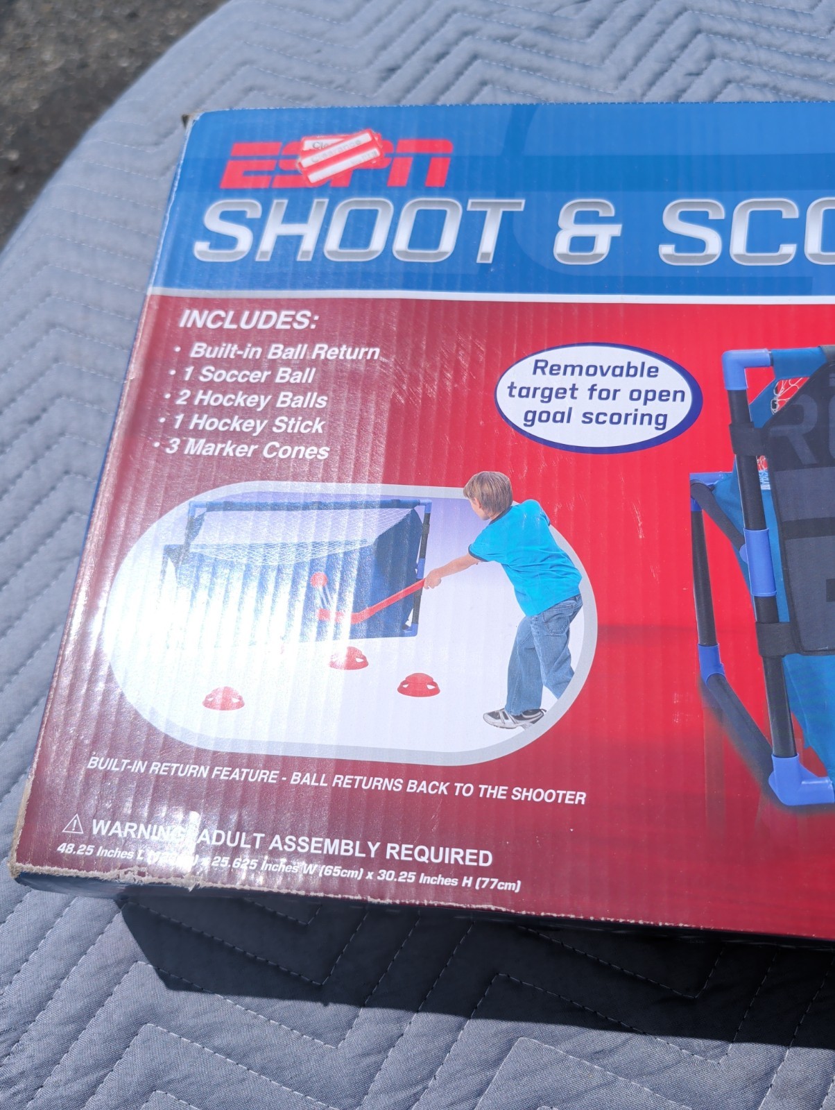 ESPN Rookie Camp Shoot & Score Combo game set, designed for indoor or outdoor…
