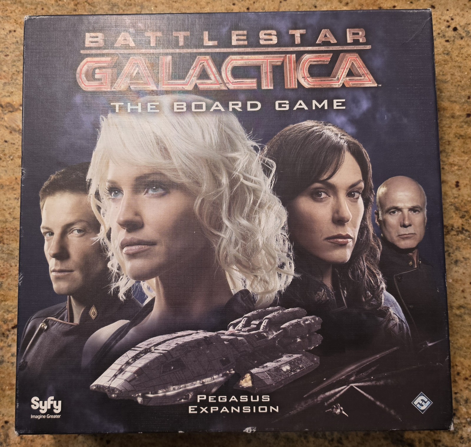 Battlestar Galactica: The Board Game Partial Pegasus Expansion Pack & Some Base