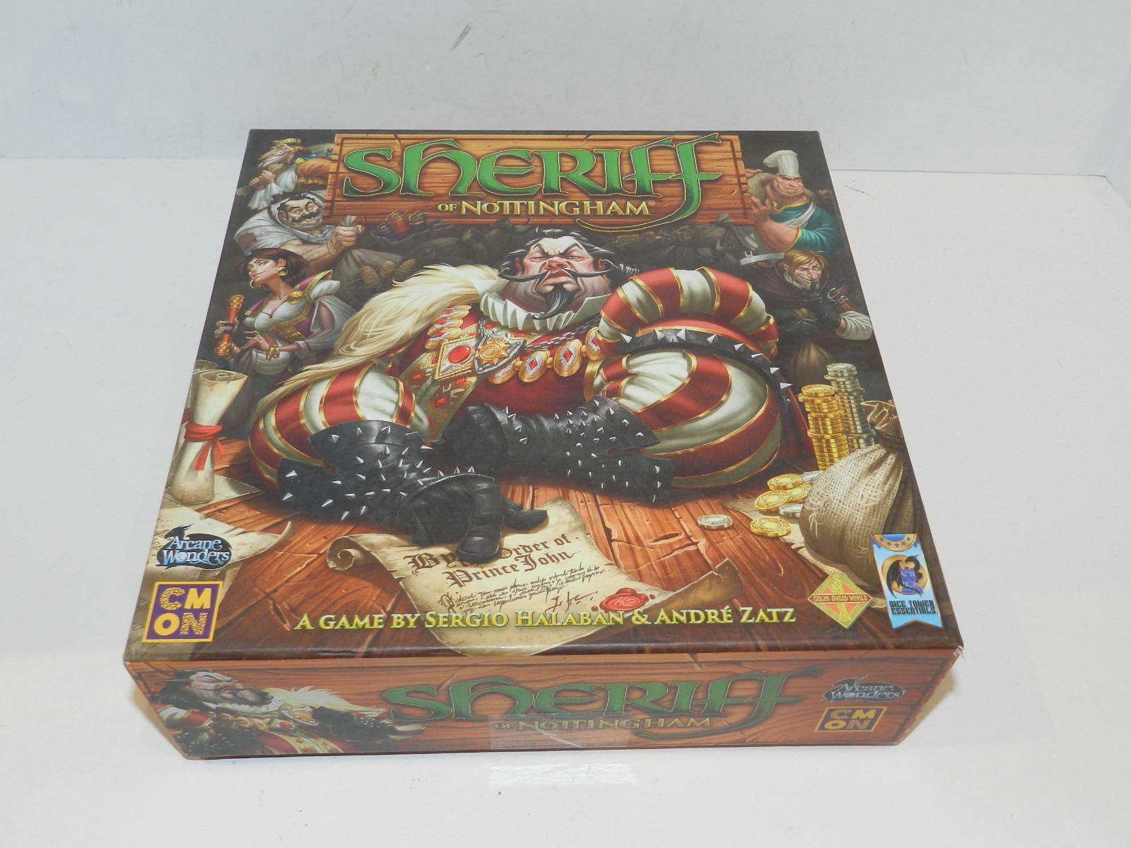 Sheriff of Nottingham Board Game Complete Arcane Wonders Edition Complete CIB
