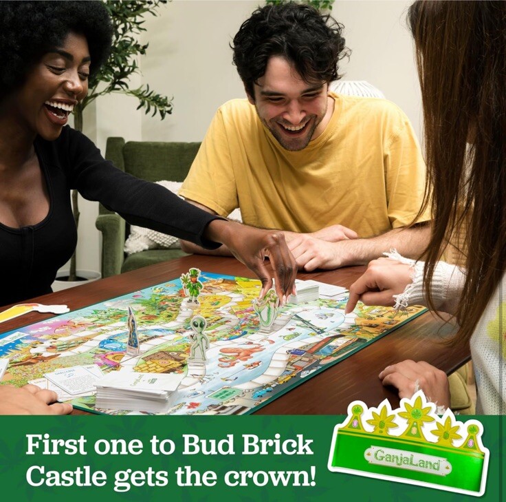 Ganjaland Board Game An Epic Weed Adventure for Adults Brand New Factory Sealed