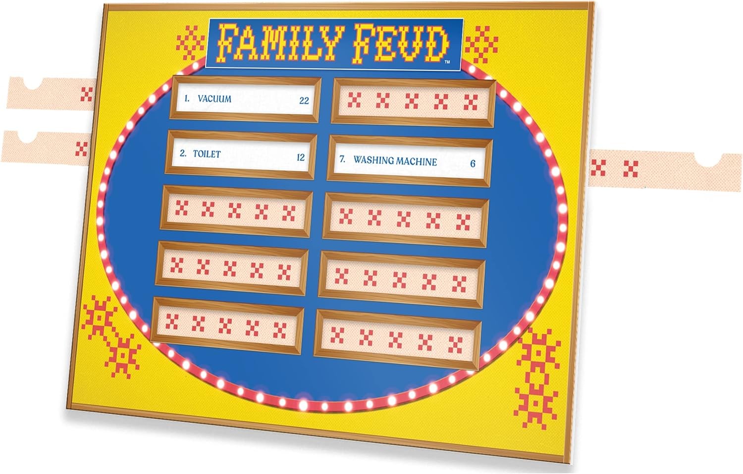 Family FEUD Retro Edition Card Game, 1970s Episodes’ Questions & Answers, Party
