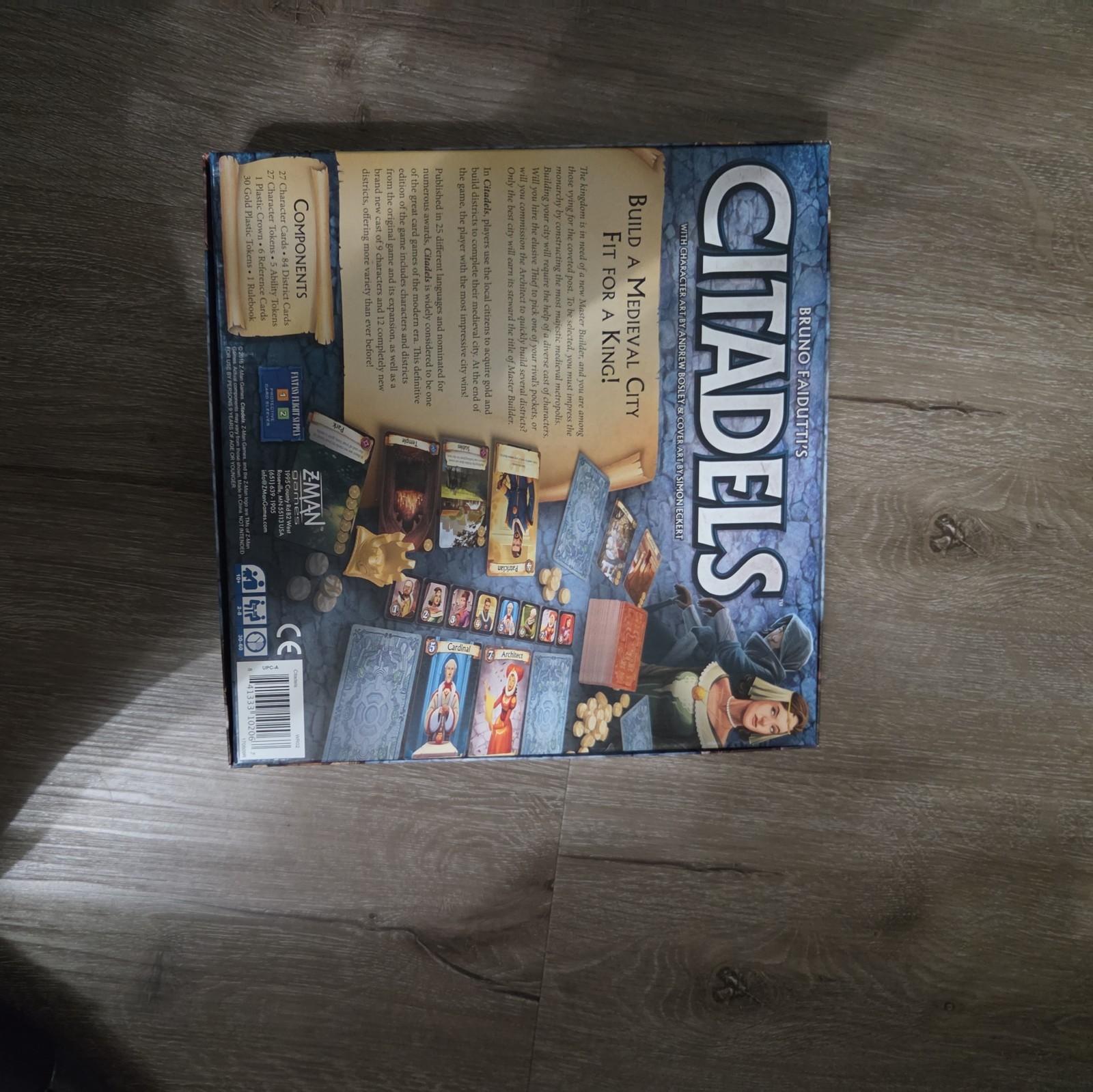 Citadels Bruno Faidutti’s 2016 1st Edition Card Game Asmodee Games