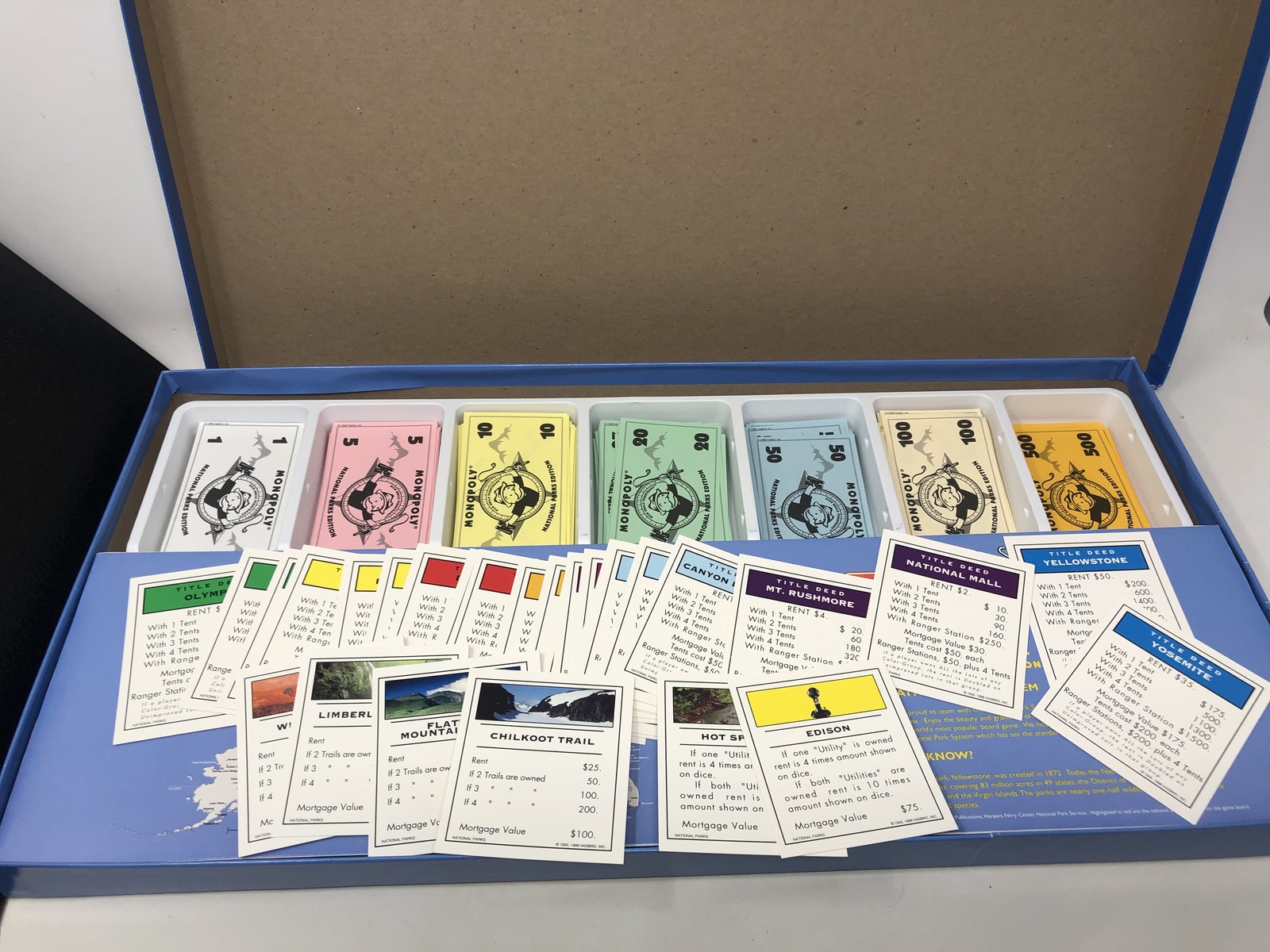 National Parks Monopoly Family Board Game, for 2 to 8 Players