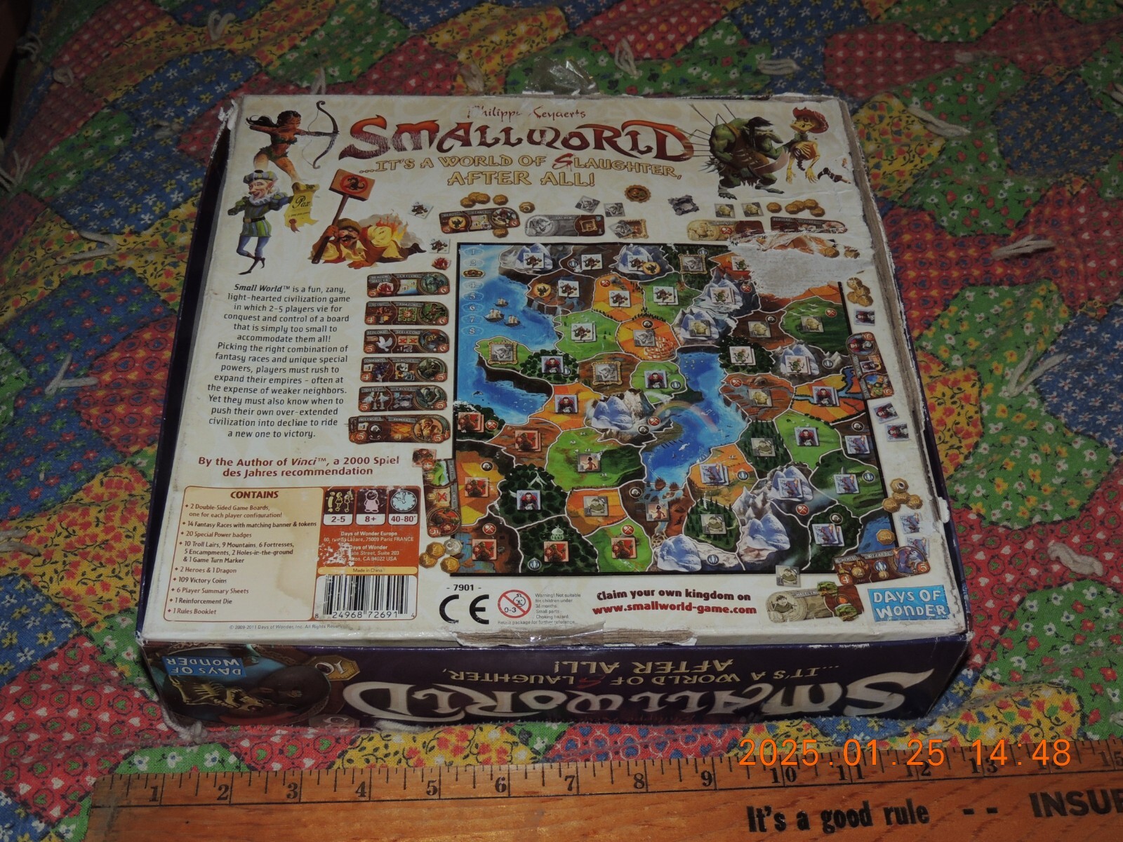 Days of Wonder – Small World Board Game Excellent Condition! Phillipe Keyaerts