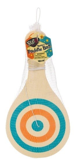 Bounce Back Paddle Ball Game – Retro Game Brings Back Memories! (Styles Vary)