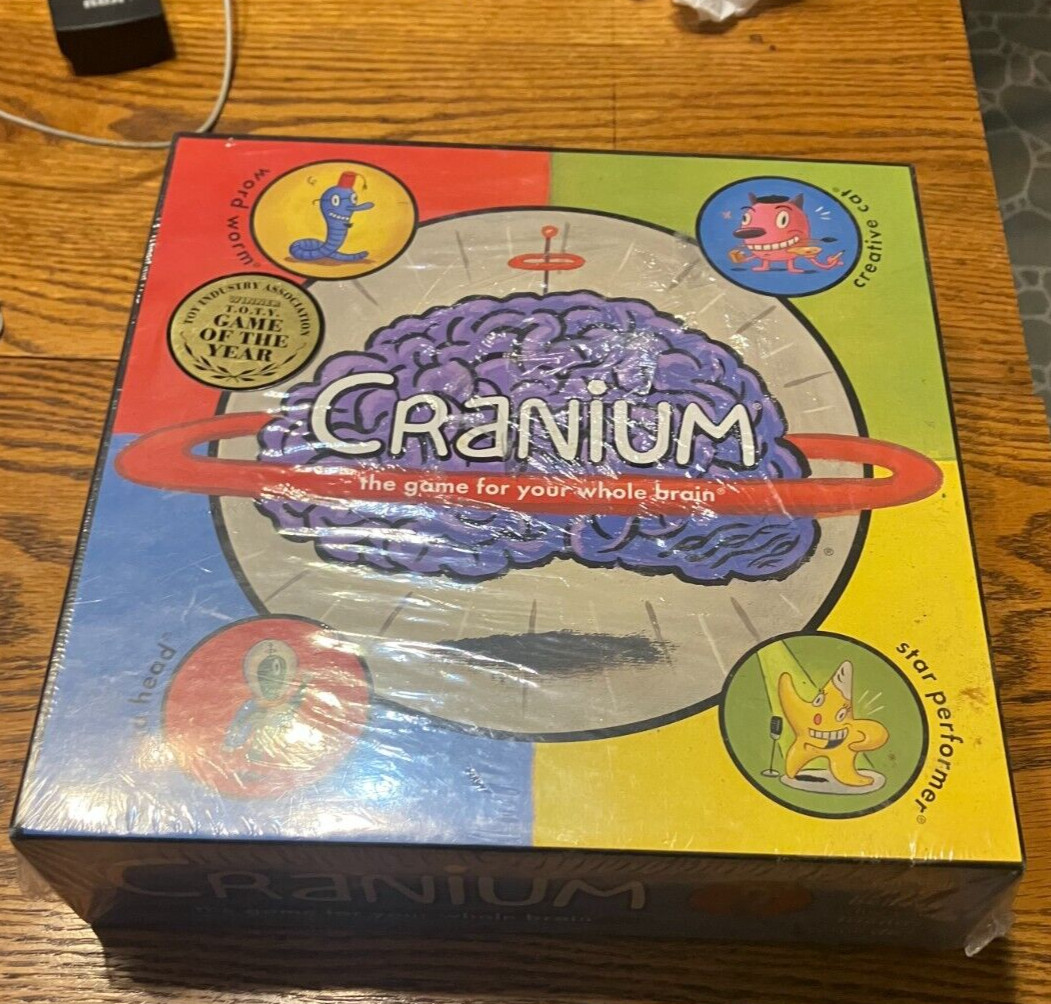 NIP Cranium Board Game For Your Whole Brain Teen & Adult NEW FACTORY SEALED