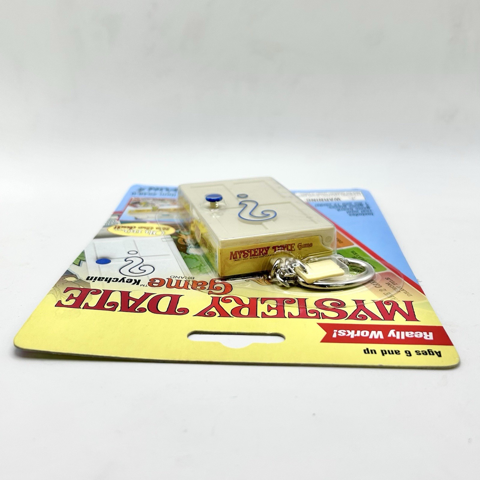 Vintage Mystery Date Game Keychain Basic Fun 1999 Sealed Board Game Miniature